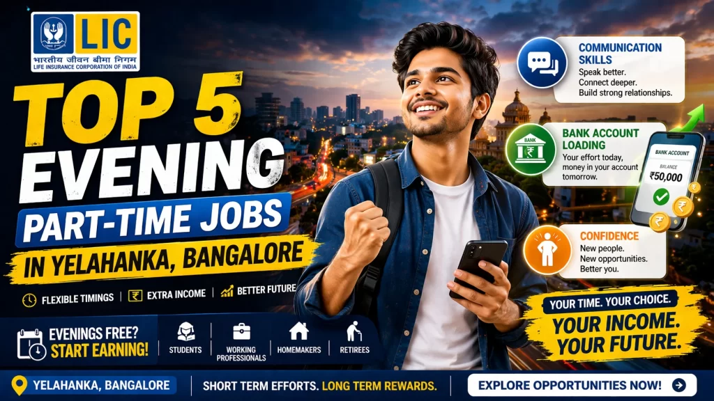 Top evening job options in yelahanka bangalore