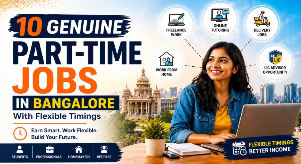 Top part-time jobs in Bangalore with flexible timings for students and professionals - The Ajay Gupta