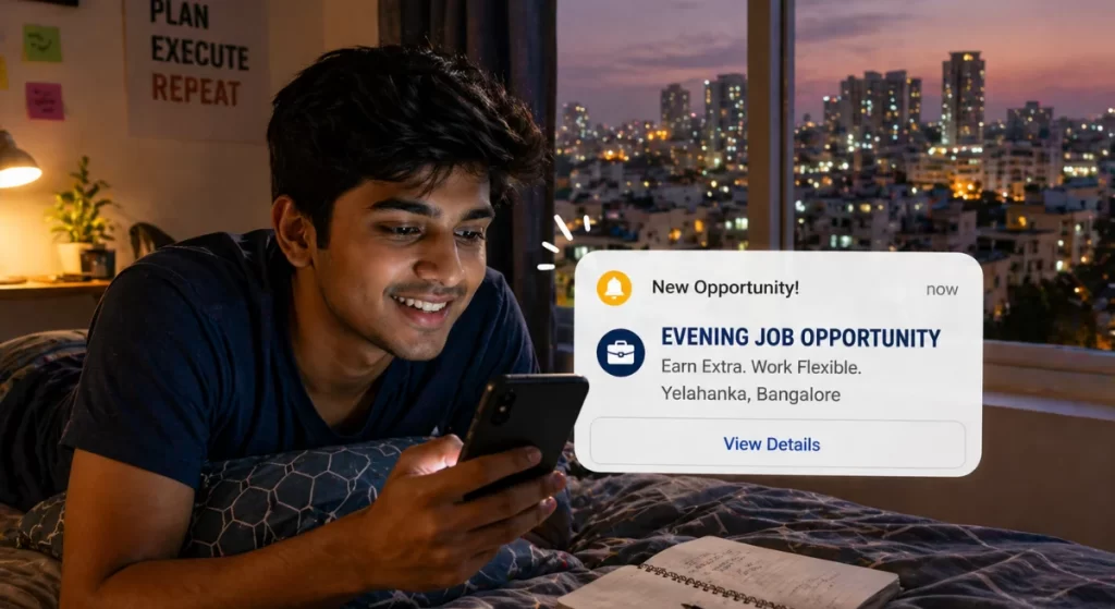 evening job options in Yelahanka Bangalore