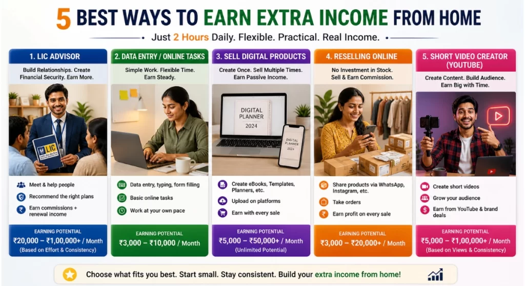 2 hour jobs in Bangalore for side income